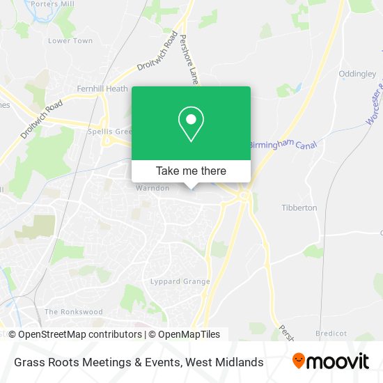 Grass Roots Meetings & Events map