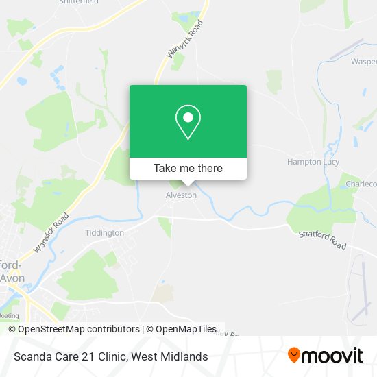 Scanda Care 21 Clinic map