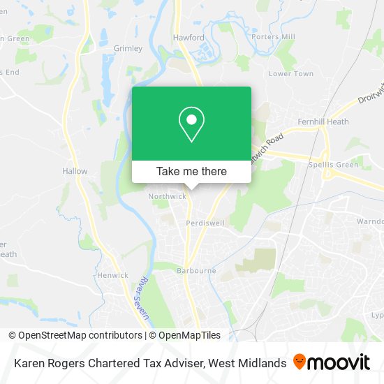 Karen Rogers Chartered Tax Adviser map