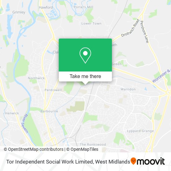 Tor Independent Social Work Limited map