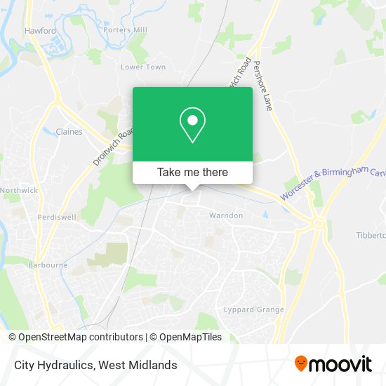 City Hydraulics map