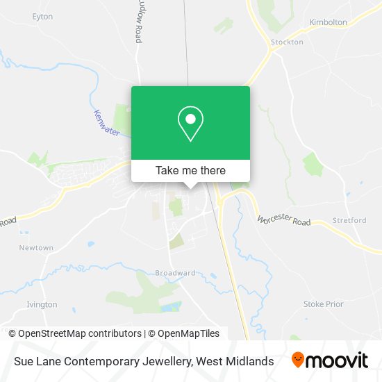 Sue Lane Contemporary Jewellery map