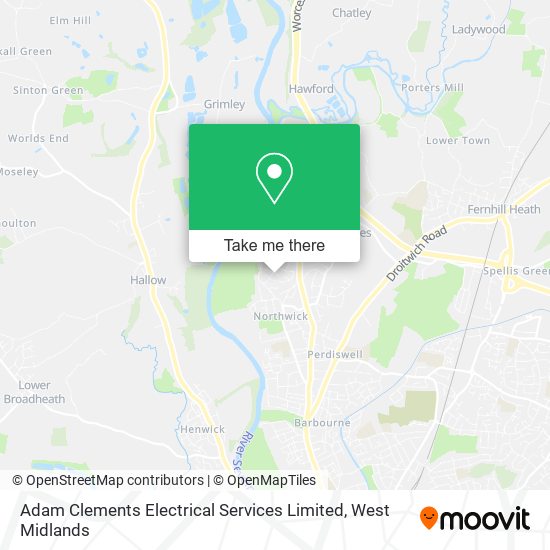 Adam Clements Electrical Services Limited map