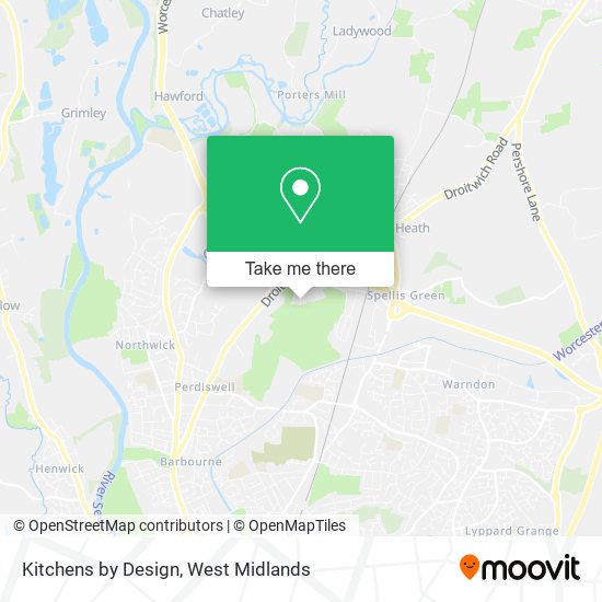 Kitchens by Design map