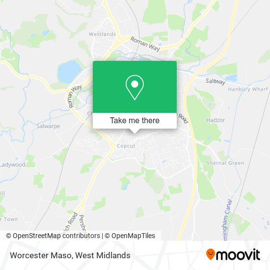 Worcester Maso map