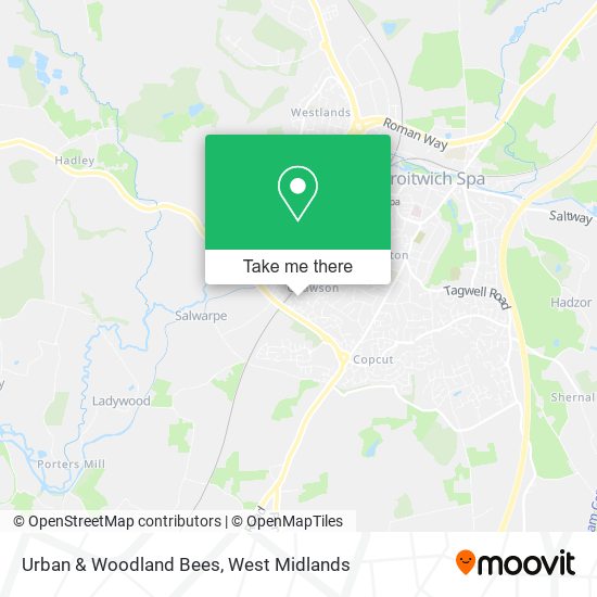 Urban & Woodland Bees map