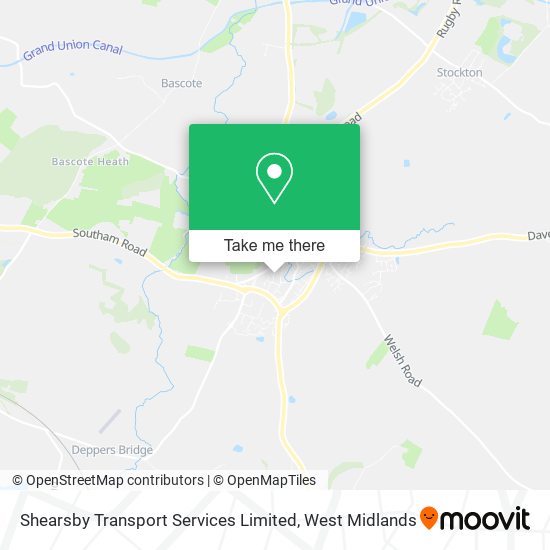 Shearsby Transport Services Limited map