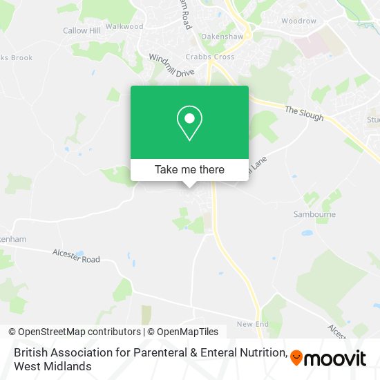 British Association for Parenteral & Enteral Nutrition map