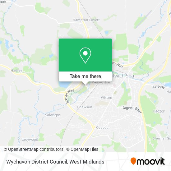 Wychavon District Council map