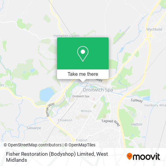 Fisher Restoration (Bodyshop) Limited map