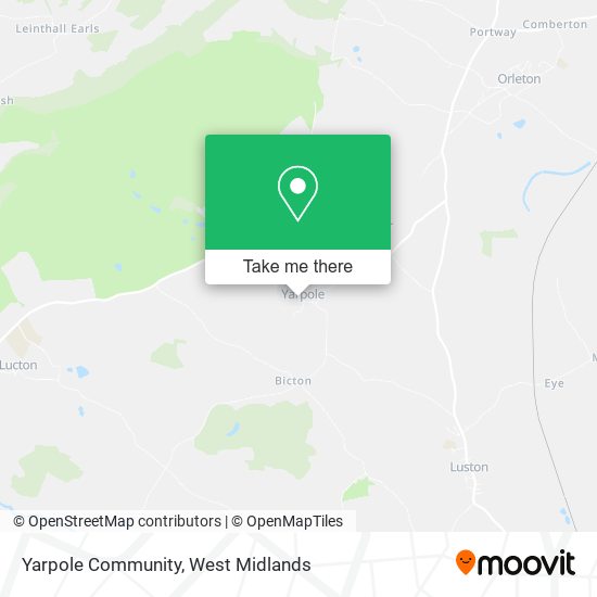 Yarpole Community map