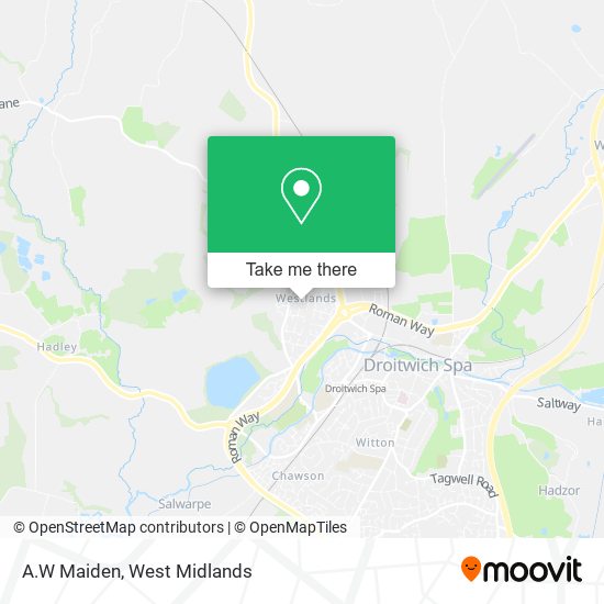 A.W Maiden map