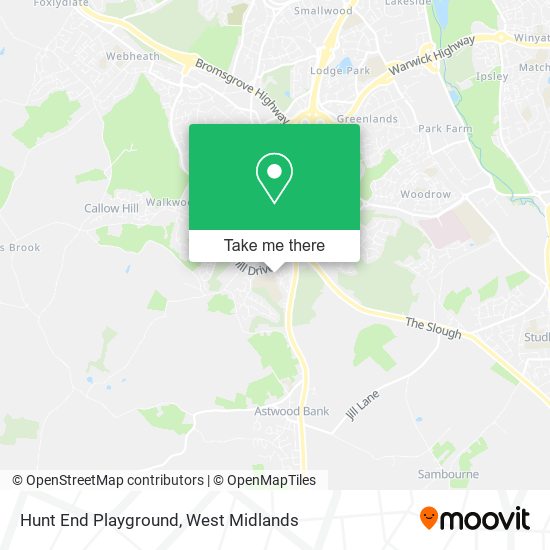 Hunt End Playground map
