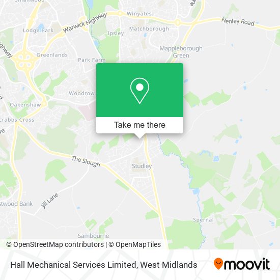 Hall Mechanical Services Limited map