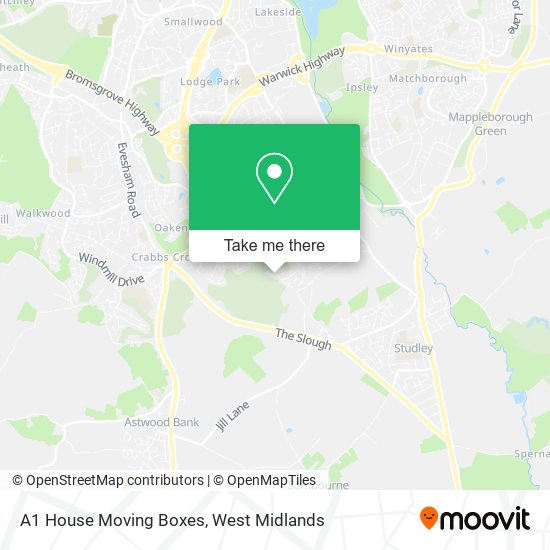 A1 House Moving Boxes map