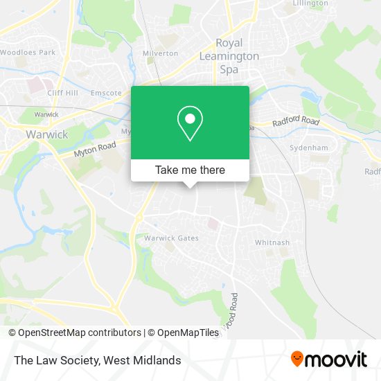 The Law Society map