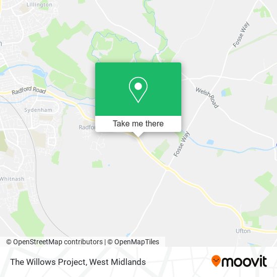 The Willows Project map