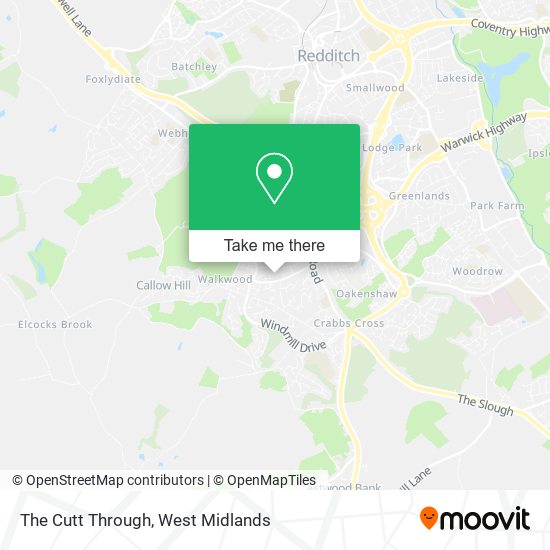 The Cutt Through map