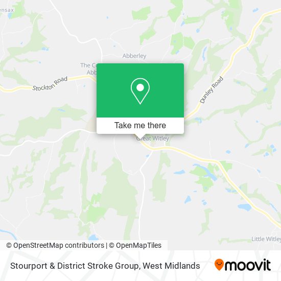 Stourport & District Stroke Group map