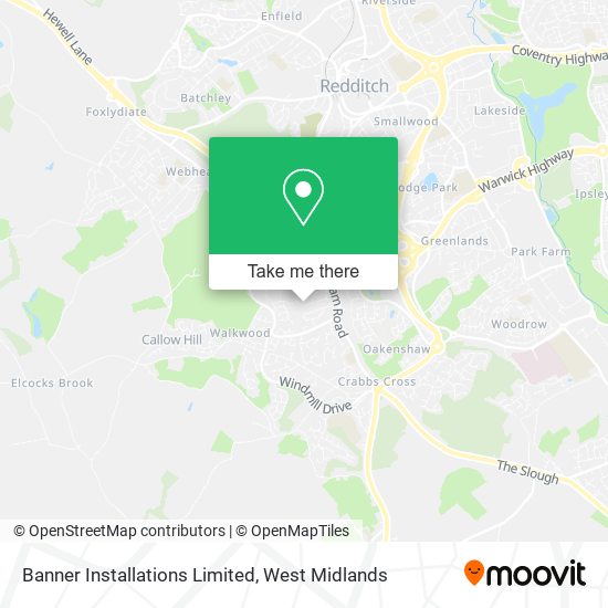 Banner Installations Limited map