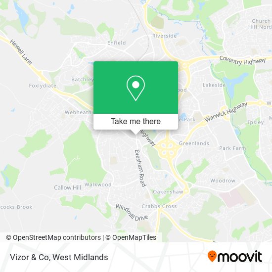 Vizor & Co map