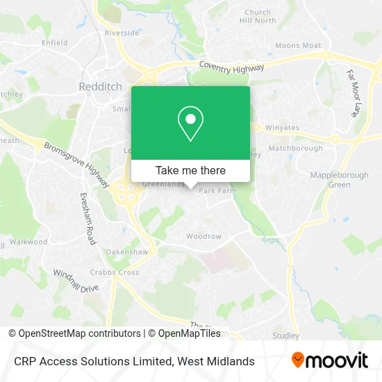 CRP Access Solutions Limited map