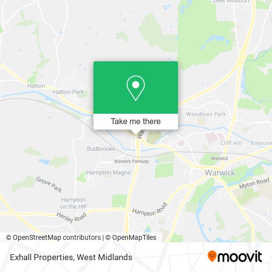 Exhall Properties map