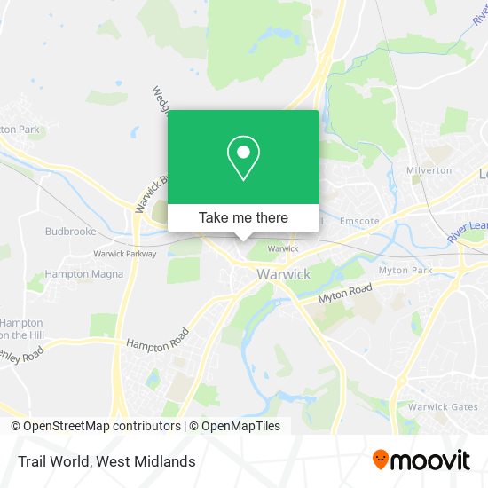 Trail World map