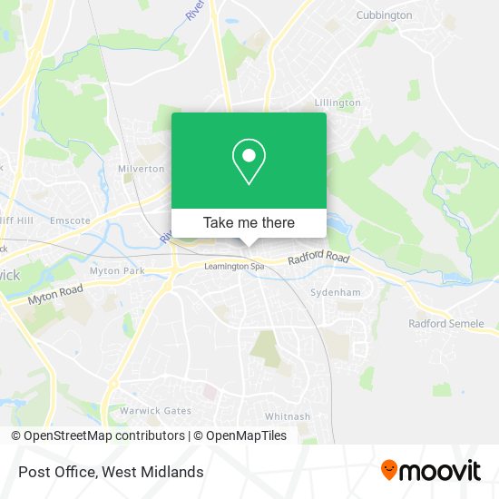 Post Office map