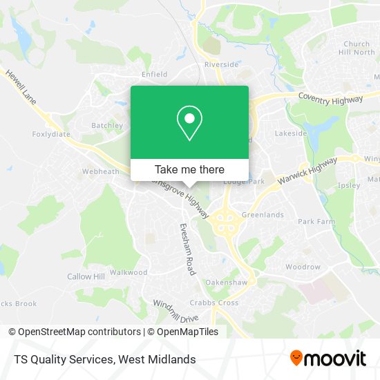 TS Quality Services map