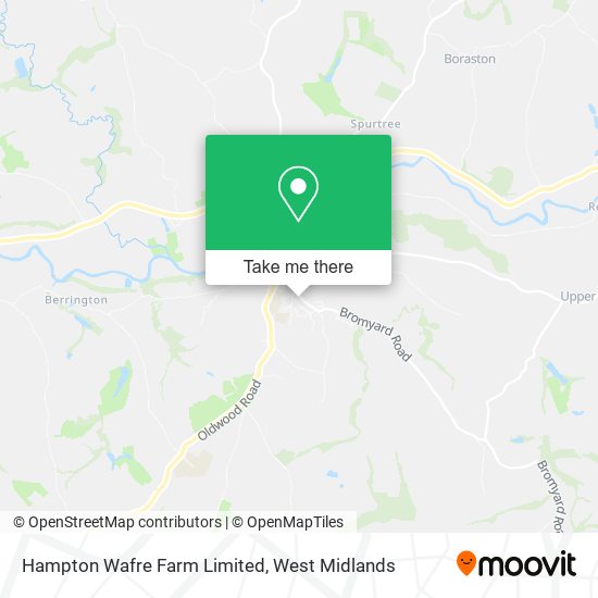 Hampton Wafre Farm Limited map