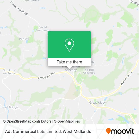 Adt Commercial Lets Limited map