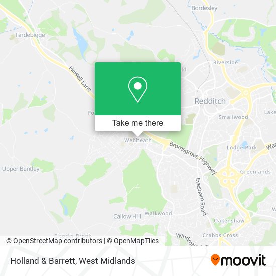 Holland & Barrett map