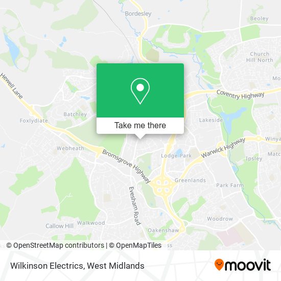 Wilkinson Electrics map