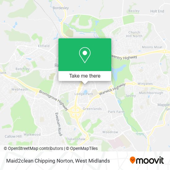 Maid2clean Chipping Norton map