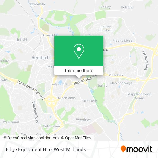 Edge Equipment Hire map