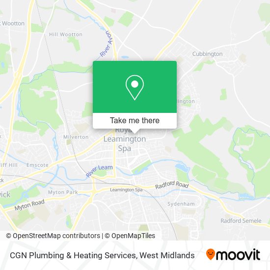 CGN Plumbing & Heating Services map