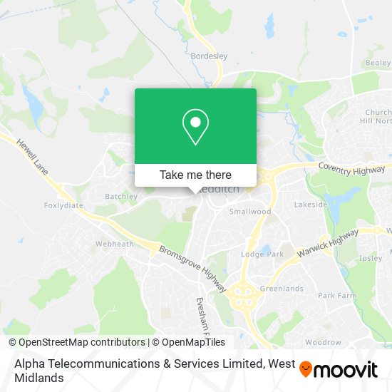 Alpha Telecommunications & Services Limited map