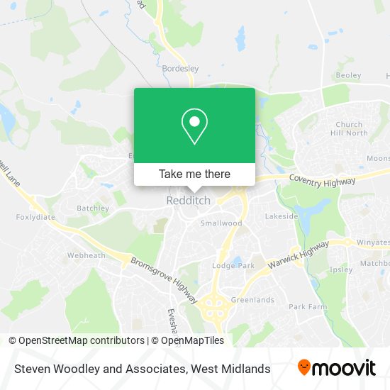Steven Woodley and Associates map