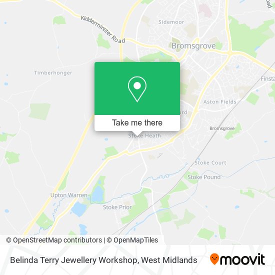 Belinda Terry Jewellery Workshop map