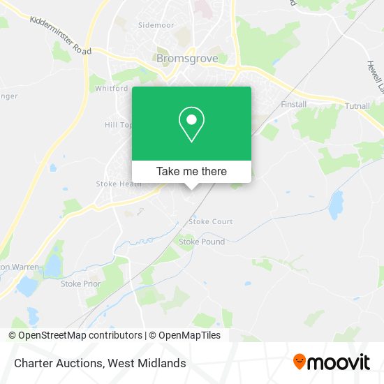 Charter Auctions map