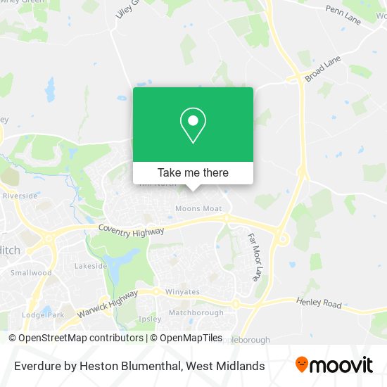 Everdure by Heston Blumenthal map
