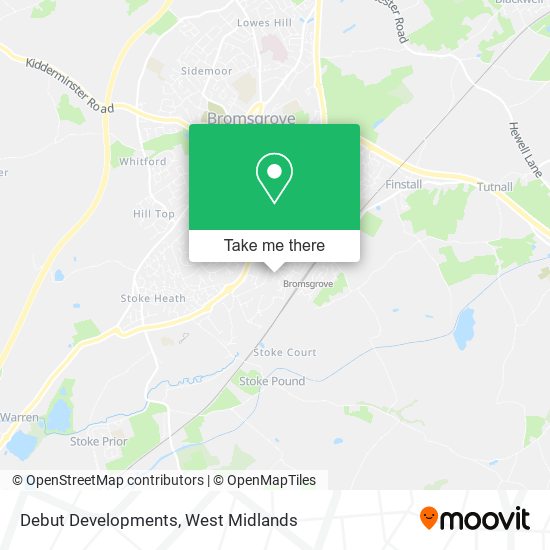 Debut Developments map