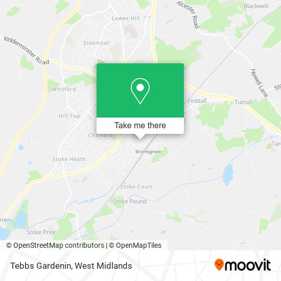 Tebbs Gardenin map