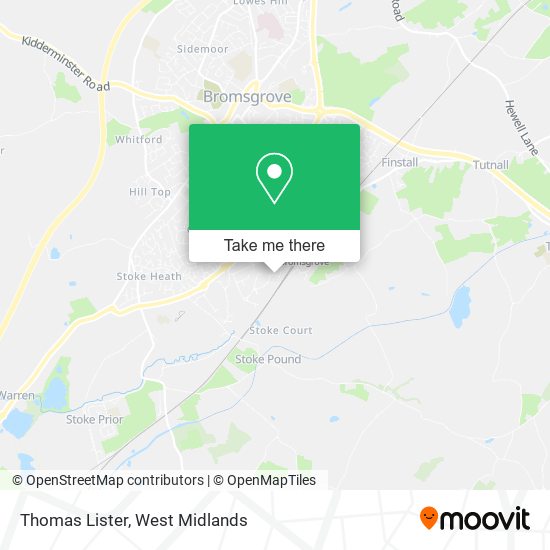 Thomas Lister map