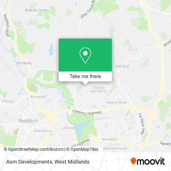 Asm Developments map