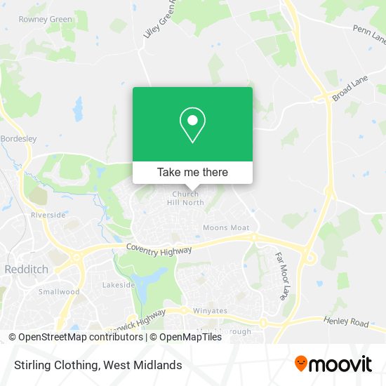 Stirling Clothing map