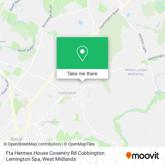 Fta Hermes House Coventry Rd Cubbington Lemington Spa map
