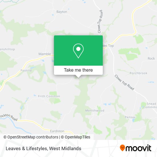 Leaves & Lifestyles map
