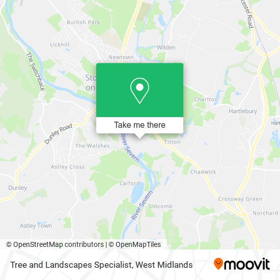 Tree and Landscapes Specialist map